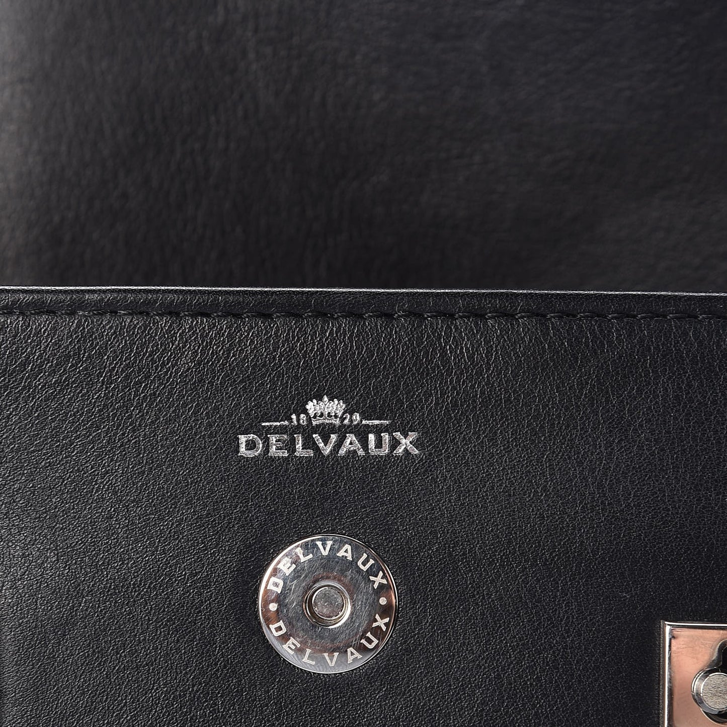 Smooth Calfskin Micro Tempete Satchel Black