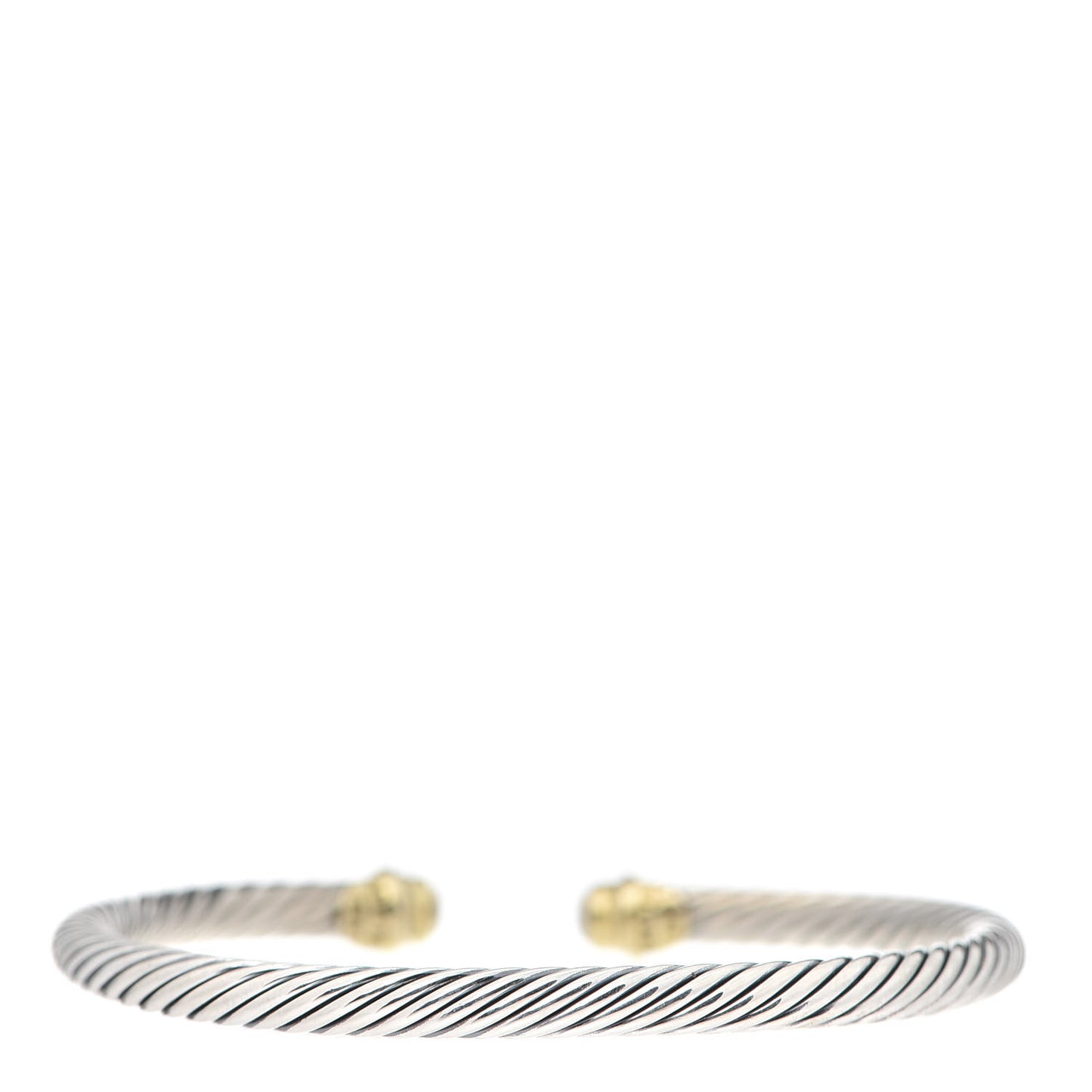 Sterling Silver 18K Yellow Gold Opal 4mm Cable Kids Birthstone Bracelet