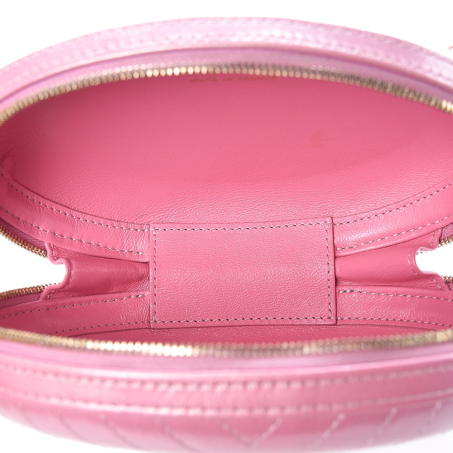 Chanel Calfskin Chevron Stitched Evening Bag Pink 5 of 7