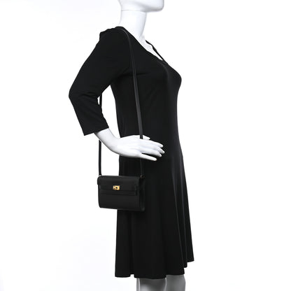 Hermes Epsom Kelly Wallet To Go Black 2 of 9