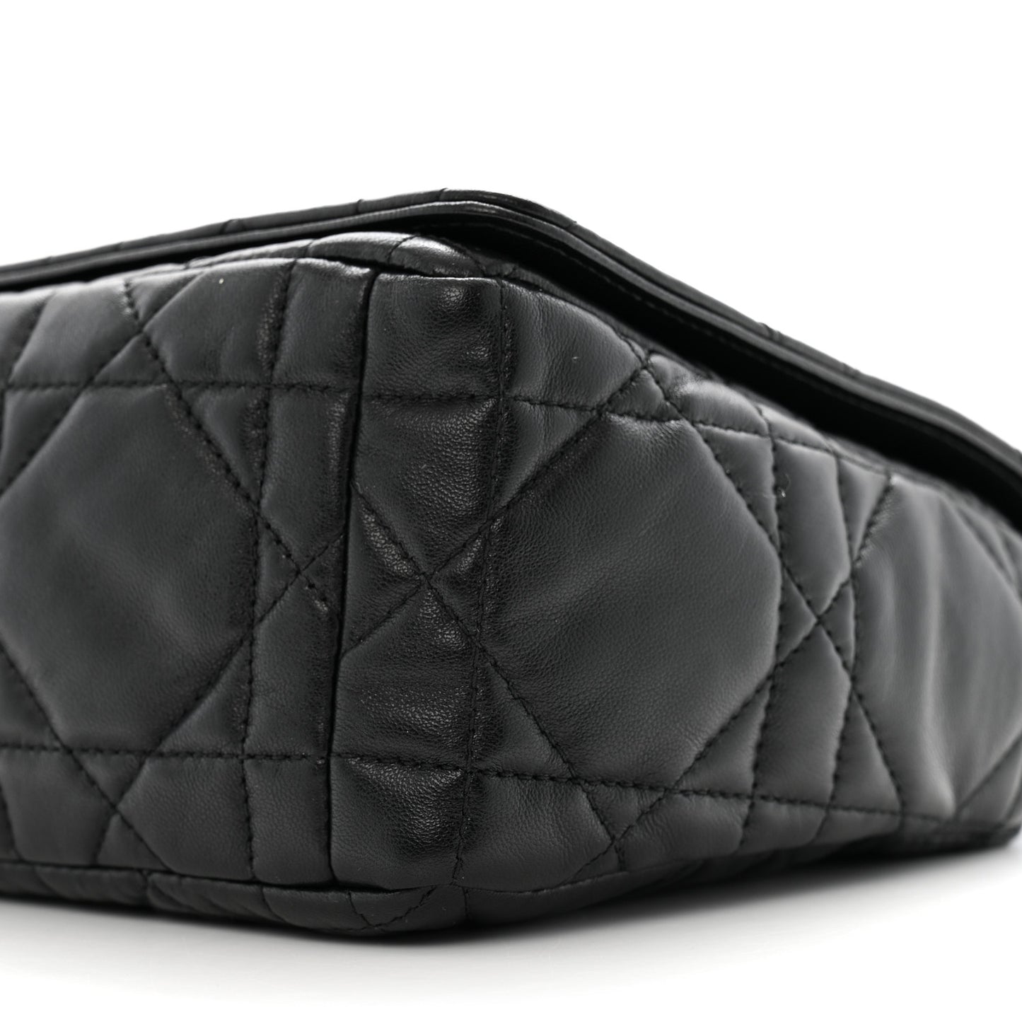 Calfskin Macrocannage Medium Caro Bag Black