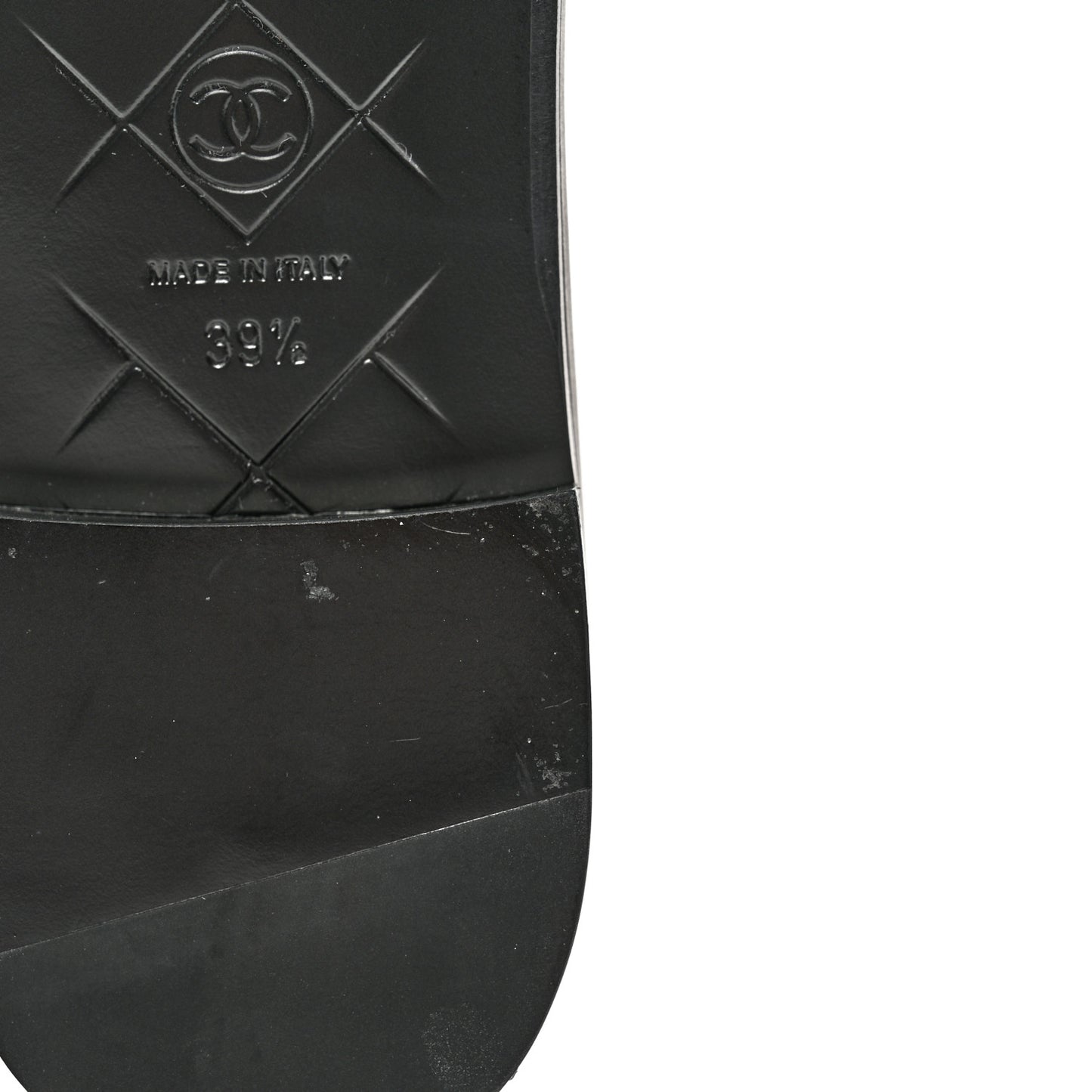 Lambskin Quilted CC Turnlock Loafers 39.5 Black