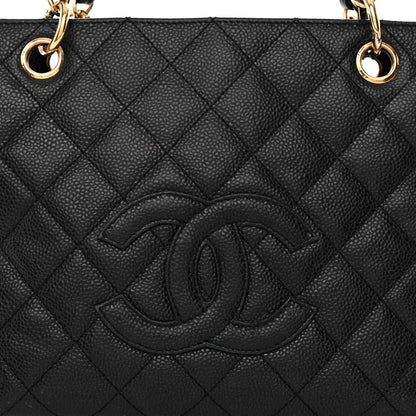 Chanel Caviar Quilted Petit Timeless Tote PTT Black 8 of 14