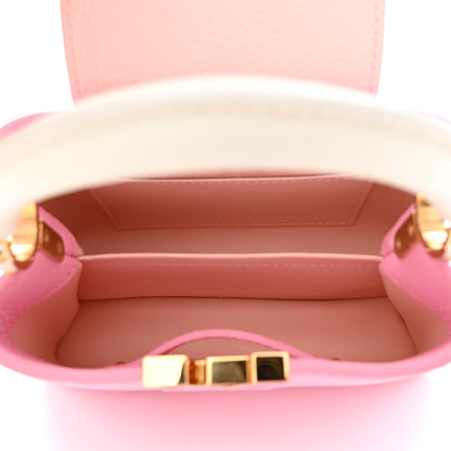 Louis Vuitton Taurillon Flower Chain Capucines Mini Candy Pink 5 of 8