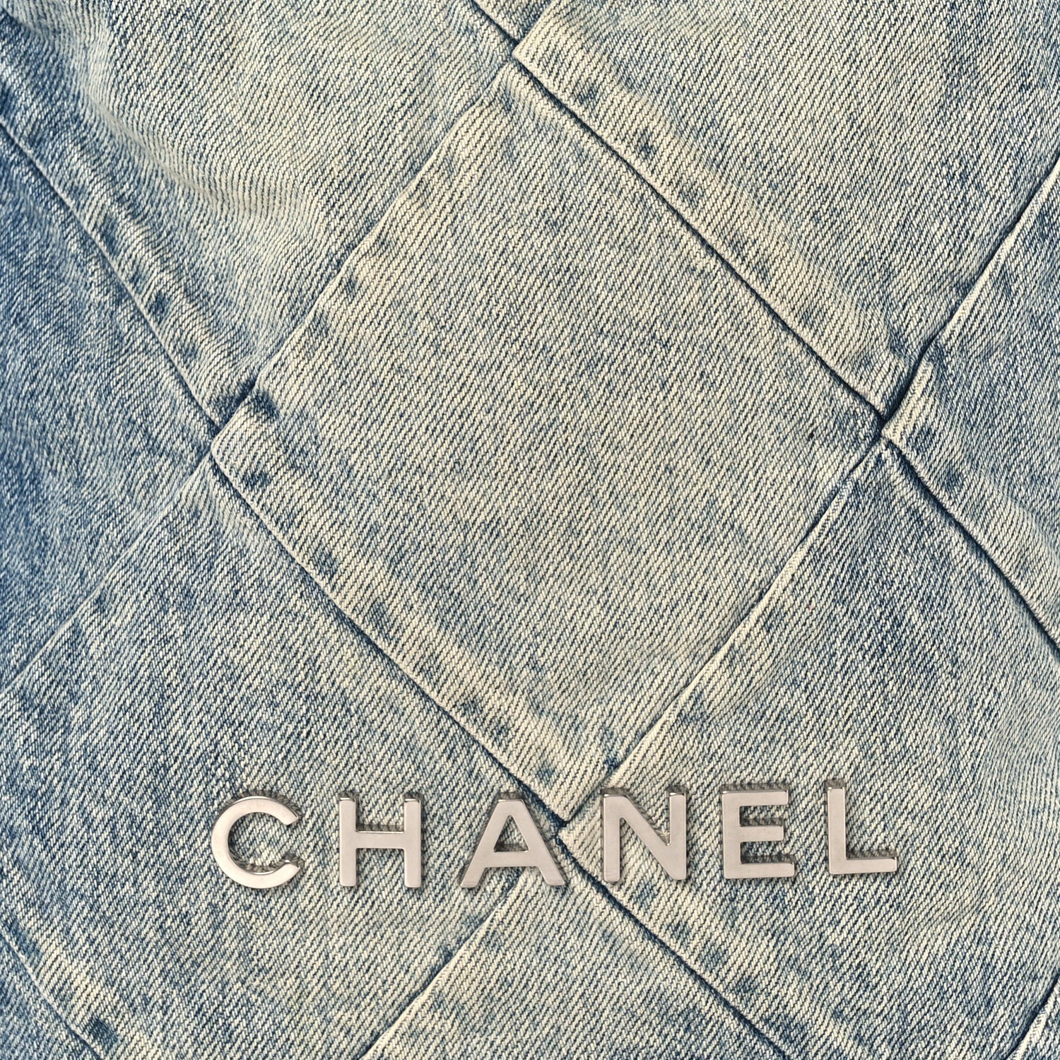 Chanel Denim Quilted Chanel 22 Backpack Blue 8 of 10