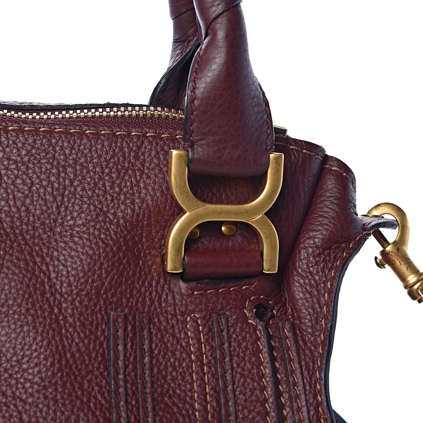 Calfskin Medium Marcie Satchel Dark Velvet