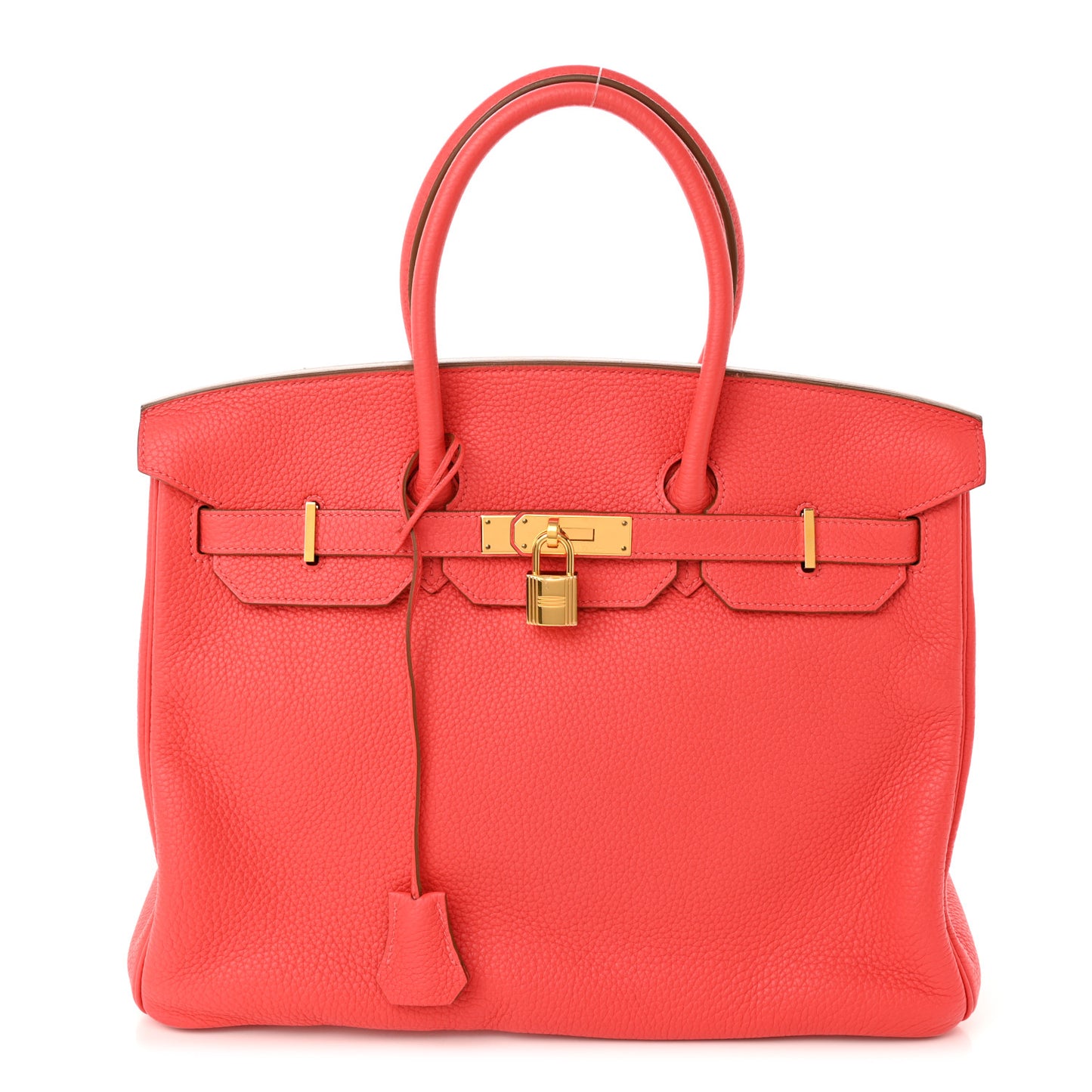 Togo Birkin 35 Rouge Pivoine