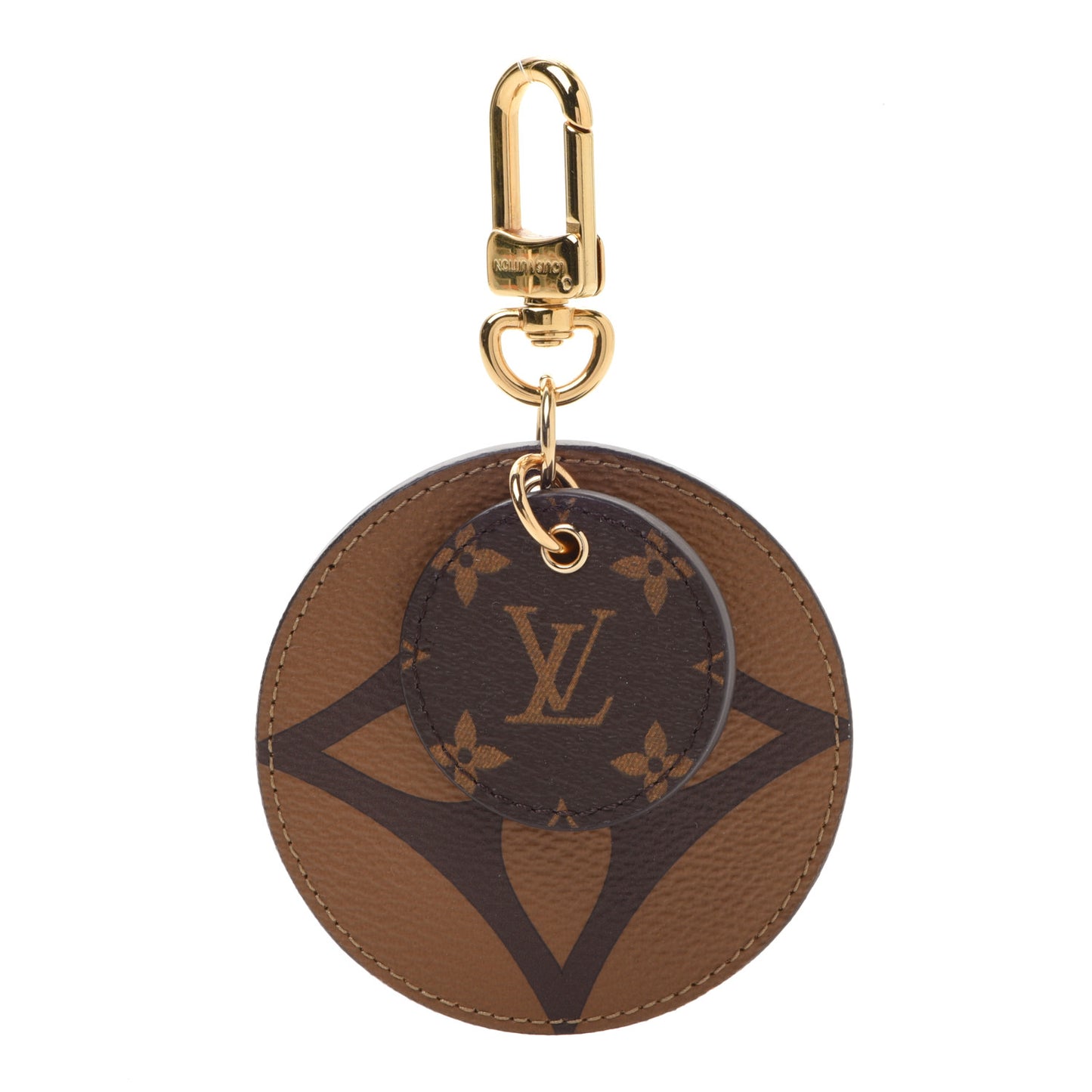 Monogram Reverse Key Holder Bag Charm