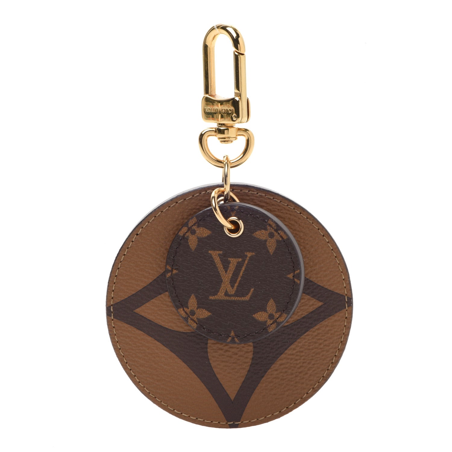 Louis Vuitton Monogram Reverse Key Holder Bag Charm 1 of 4