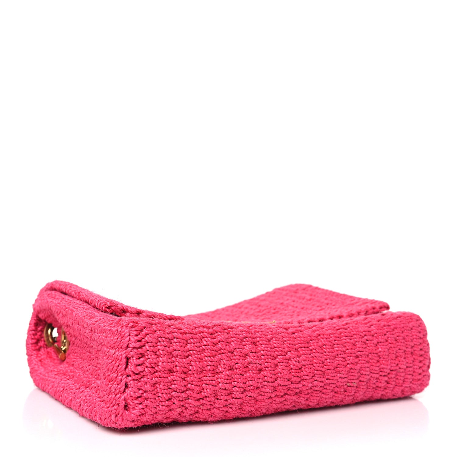 Saint Laurent Raffia Medium Monogram Kate Satchel Pink 4 of 9