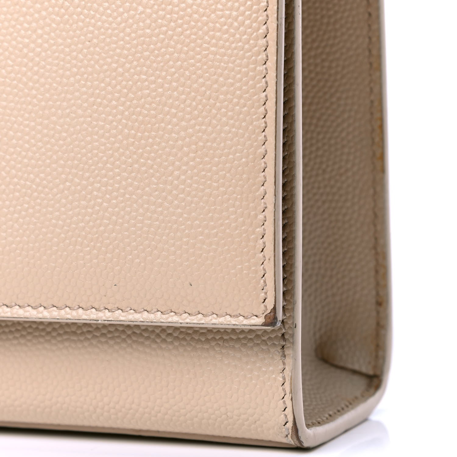 Saint Laurent Grain De Poudre Medium Monogram Kate Satchel Marble Pink 3 of 6