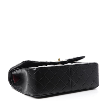 Chanel Lambskin Quilted Jumbo Double Flap Black 4 of 14