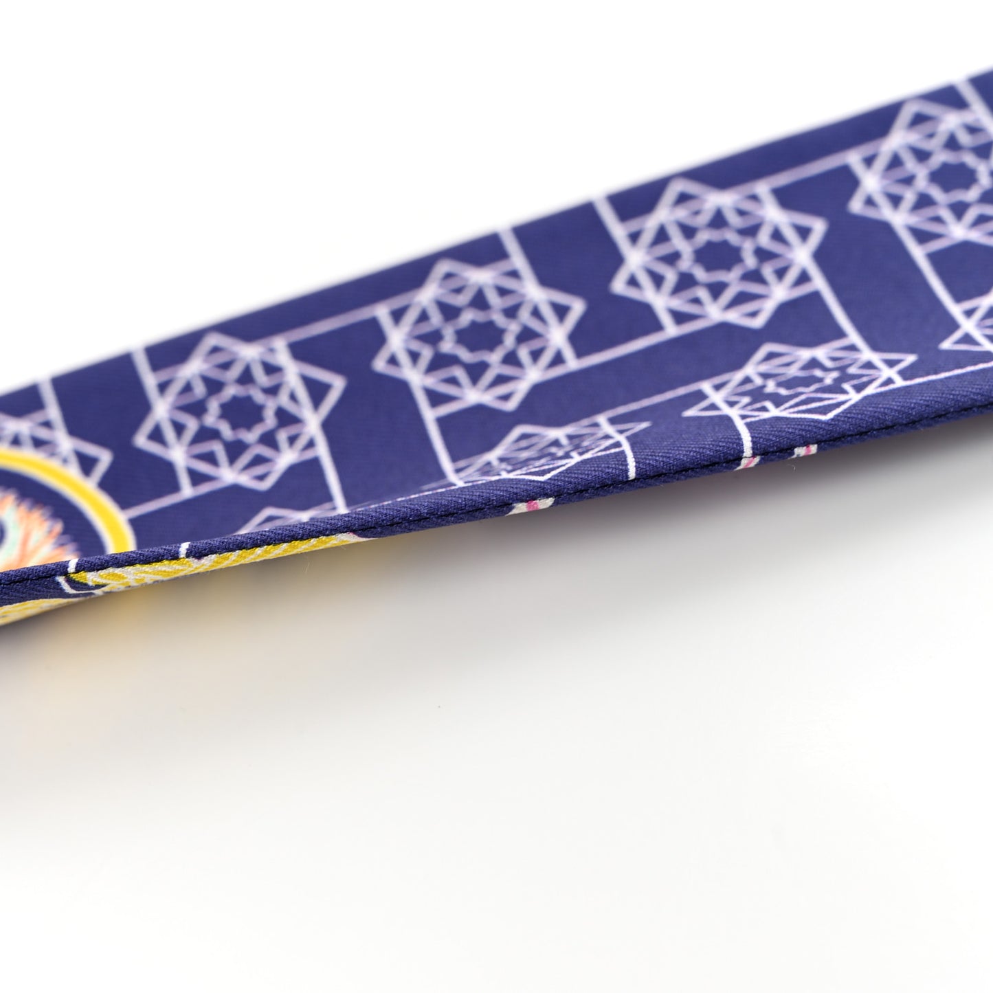 Silk La Danse Des Amazones Twilly Indigo Jaune Multicolor