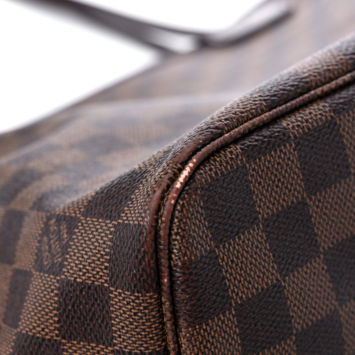 Louis Vuitton Damier Ebene Neo Neverfull MM Rose Ballerine 8 of 15