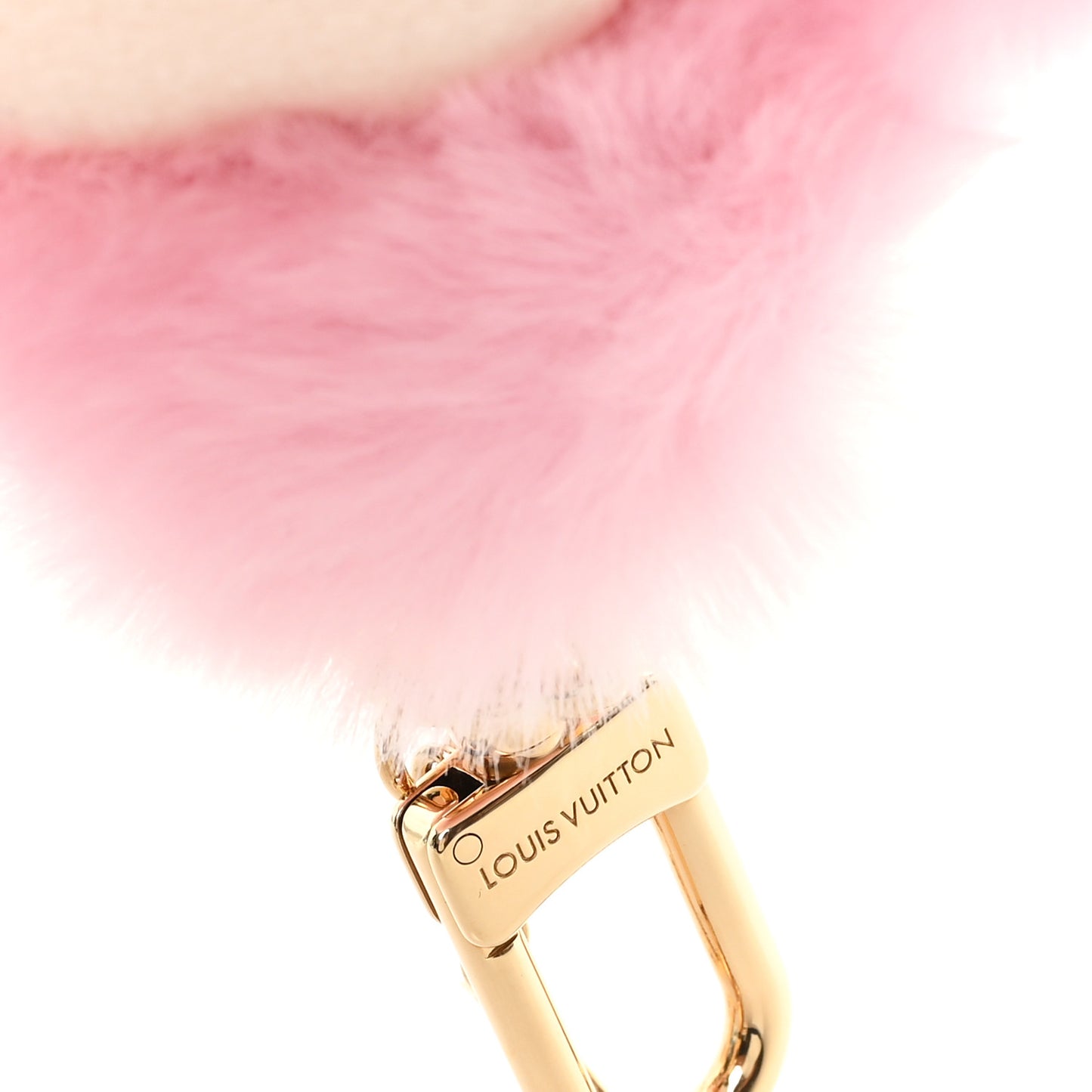 Fox Fur My Vivienne Bag Charm Pink