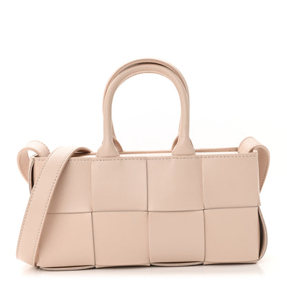 Bottega Veneta Nappa Maxi Intreccio Mini Arco East West Tote Lotus 7 of 9
