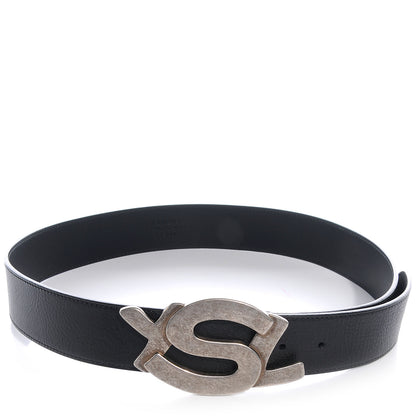 Saint Laurent Mens Leather Nubuck Belt 85 34 1 of 5