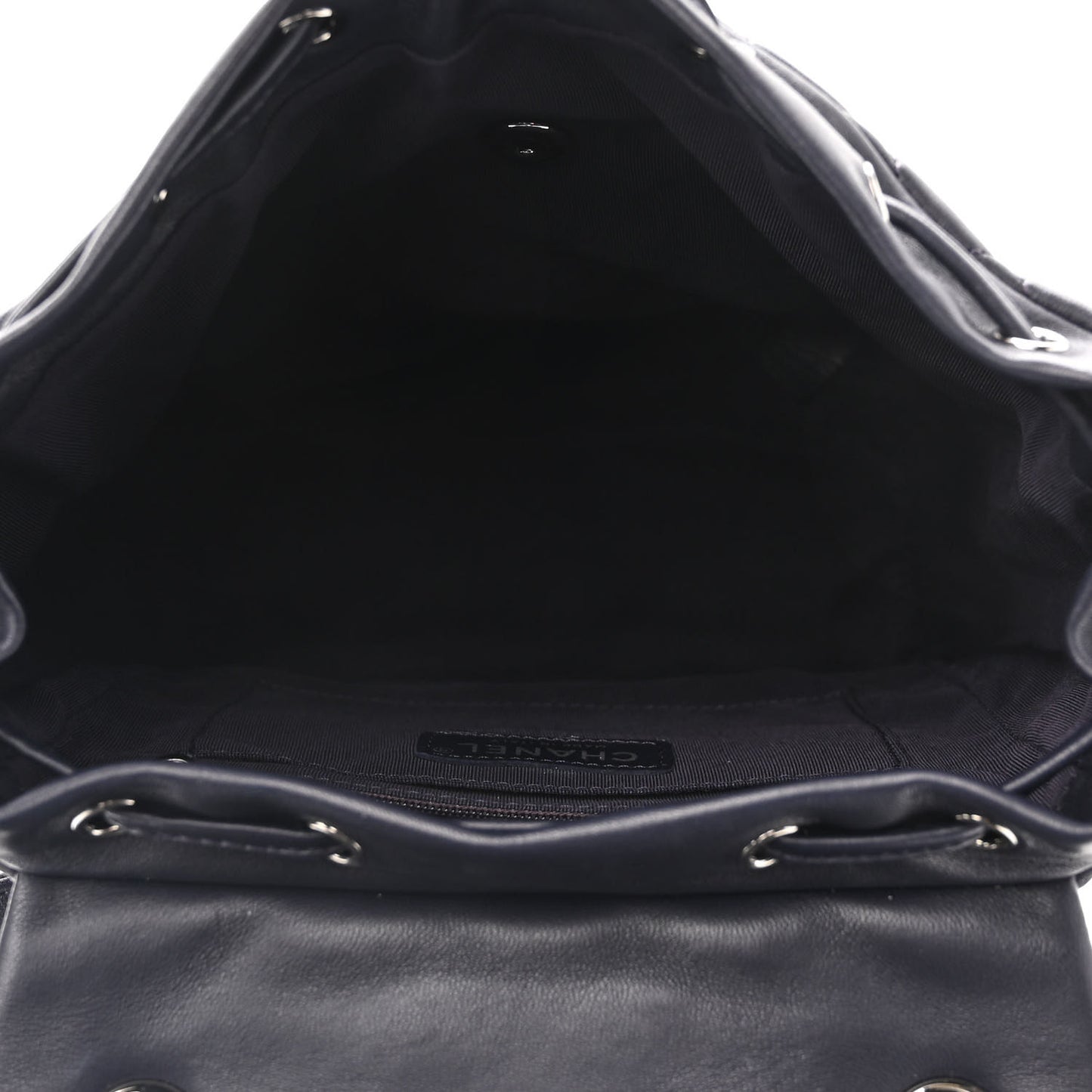 Lambskin Quilted Small Urban Spirit Backpack Navy