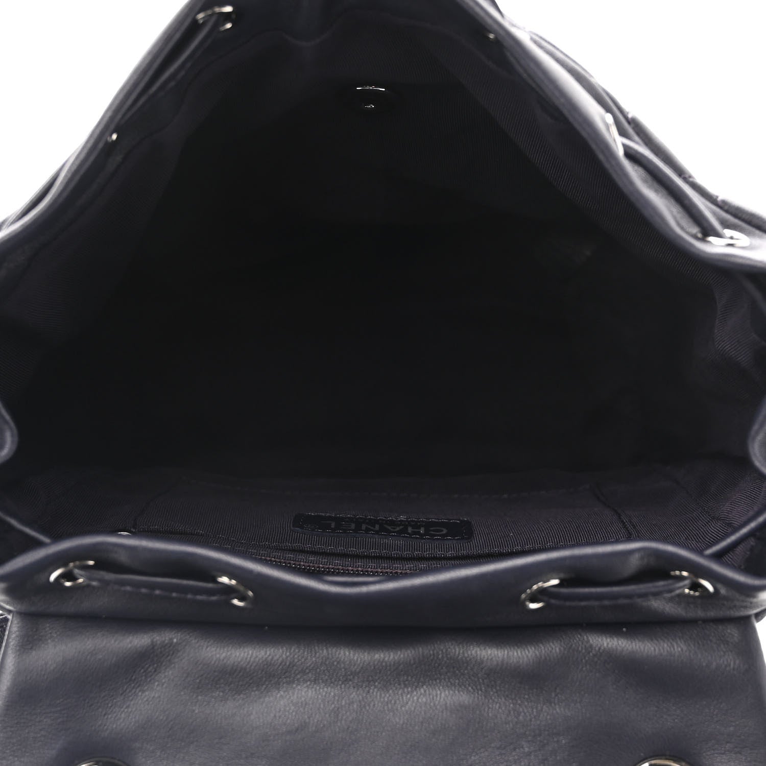 Chanel Lambskin Quilted Small Urban Spirit Backpack Navy 5 of 10
