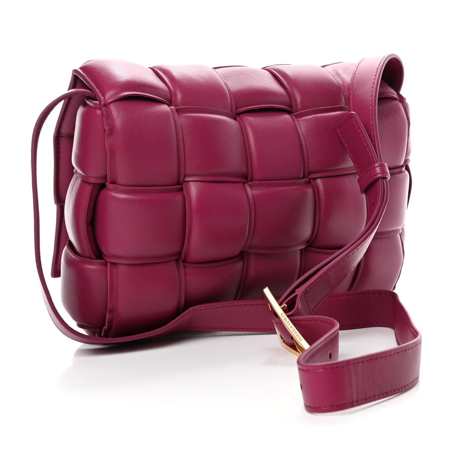 Bottega Veneta Nappa Maxi Intreccio Padded Cassette Crossbody Bag Cinnabar 2 of 4