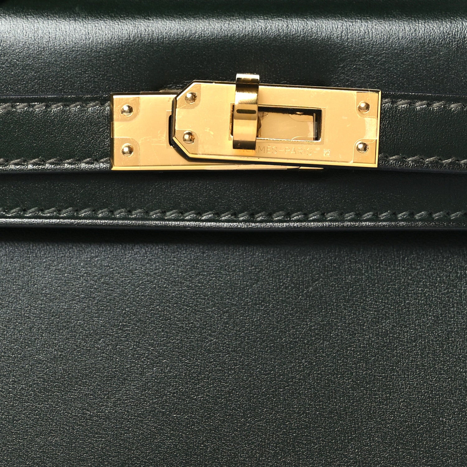 Hermes Box Mini Kelly Sellier 20 Vert Fonce 6 of 11