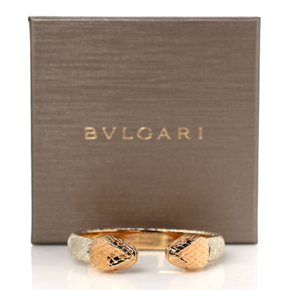 Bulgari Metallic Karung Serpenti Forever Bracelet Light Gold 6 of 6