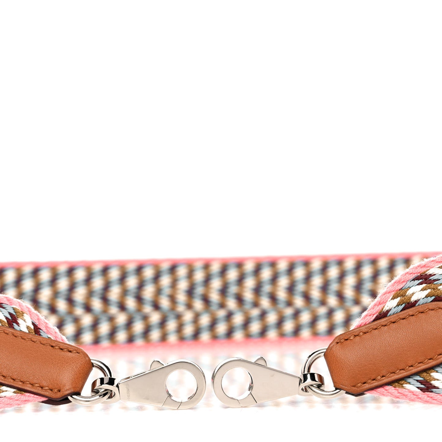 Toile Swift 50mm Sangle ZigZag Shoulder Strap Rose d'Ete White Gold