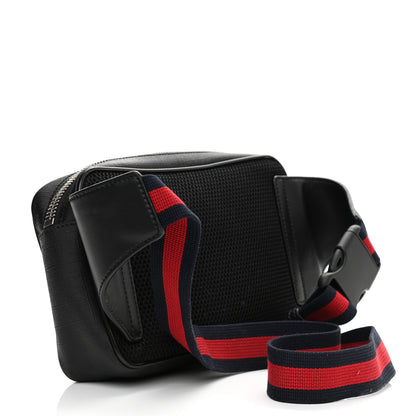 Gucci Soft GG Supreme Monogram Web Belt Bag Black Grey 3 of 10