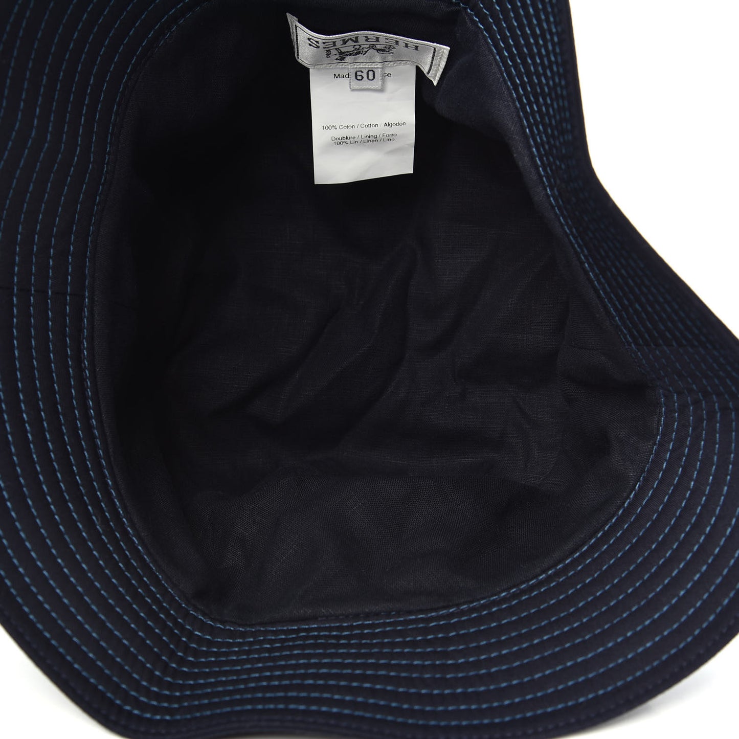 Cotton Bucket Hat 60 Blue