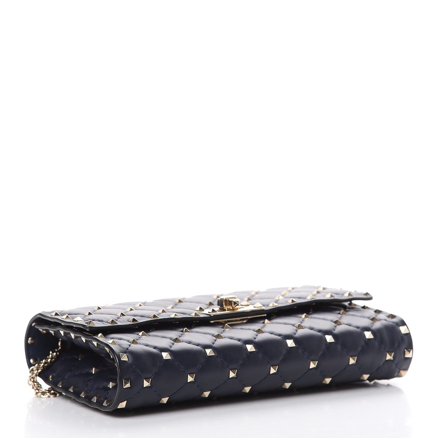 Nappa Rockstud Spike Wallet on Chain Marine
