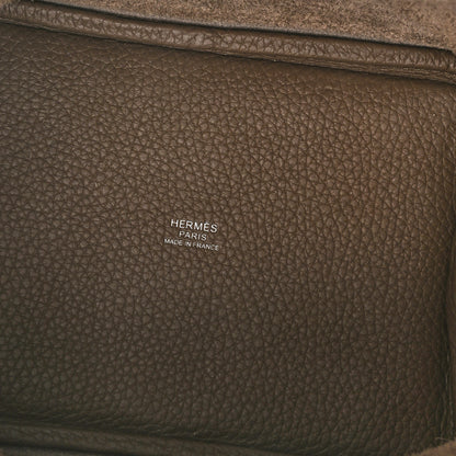Hermes Taurillon Clemence Picotin Lock 18 PM Etoupe 8 of 11