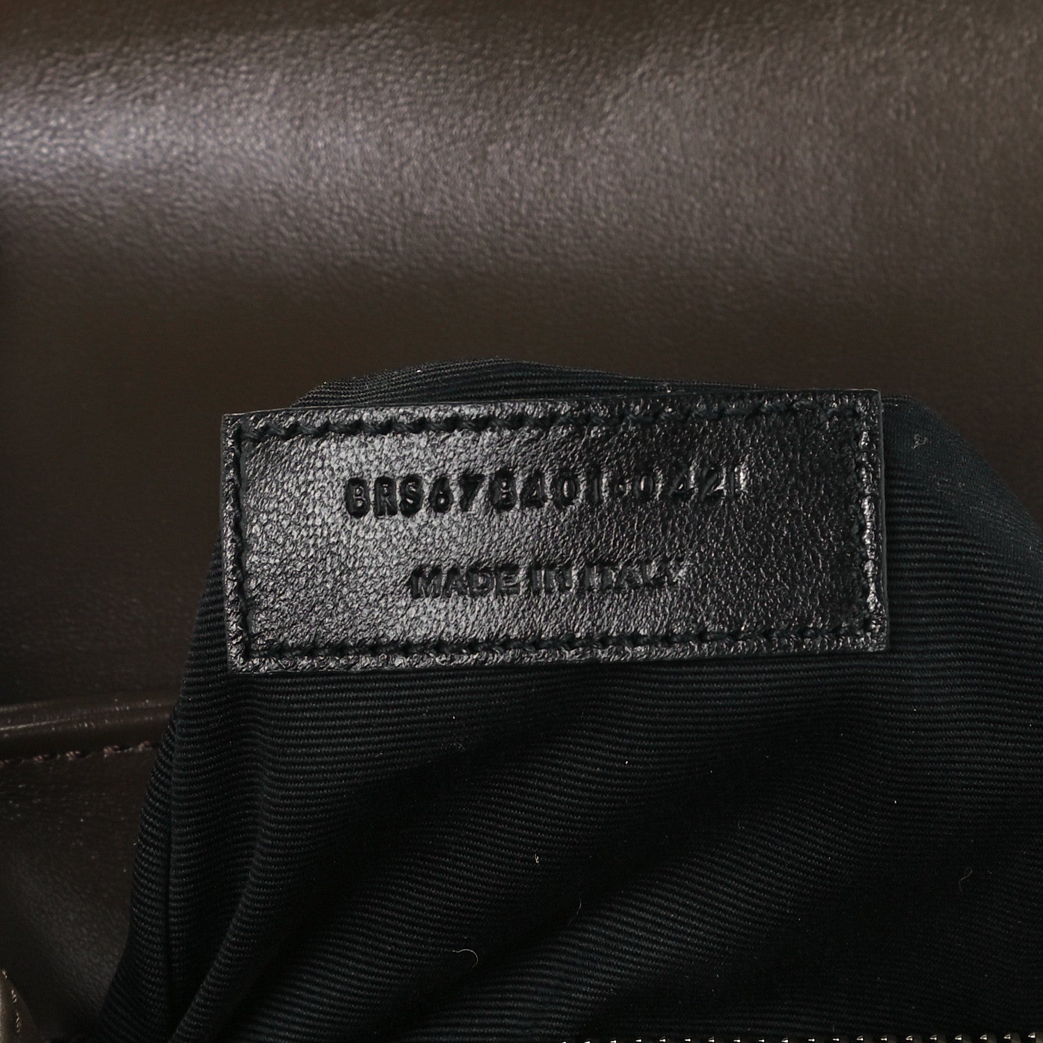 Saint Laurent Calfskin Y Quilted Monogram Toy Loulou Crossbody Bag Earth 8 of 12