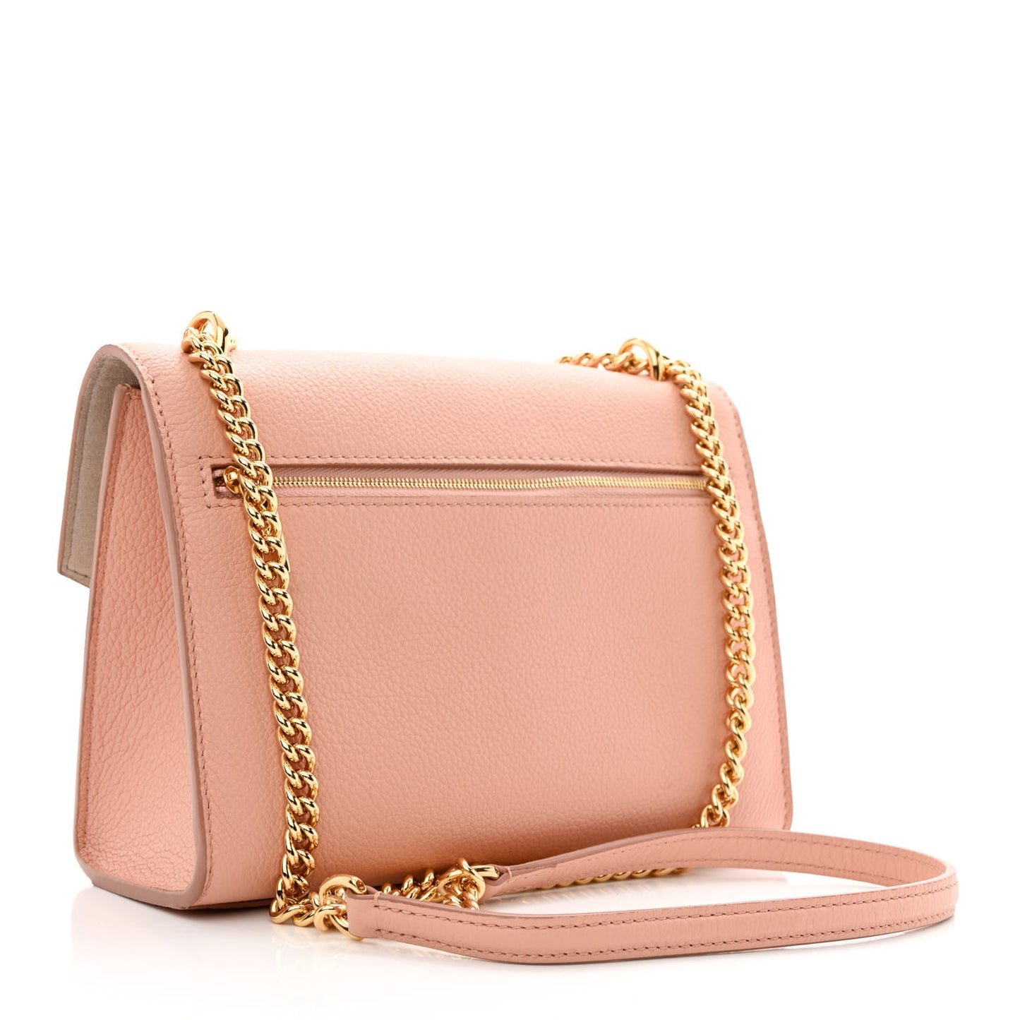 Soft Calfskin My Lockme Chain Bag Rose Trianon