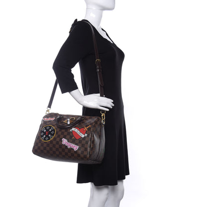 Louis Vuitton Damier Ebene Patches Speedy Bandouliere 30 2 of 10