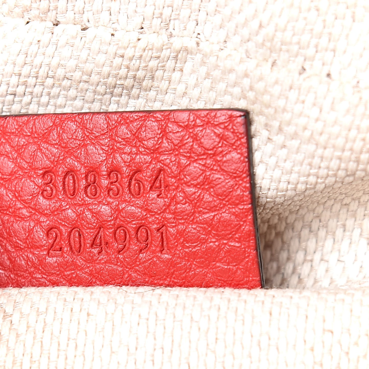 Pebbled Calfskin Small Soho Disco Bag Tabasco Red