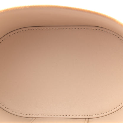 Christian Dior Calfskin Signature CD Vanity Case Caramel Beige 5 of 10