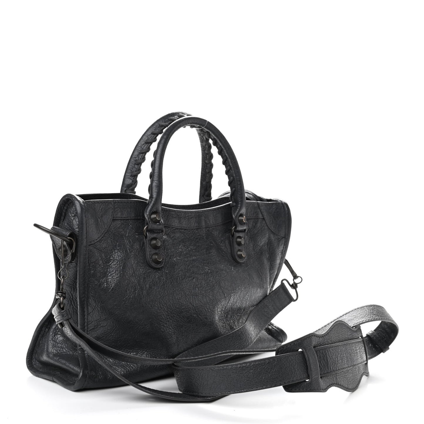 Agneau Classic Silver Hardware S City Gris Fossile