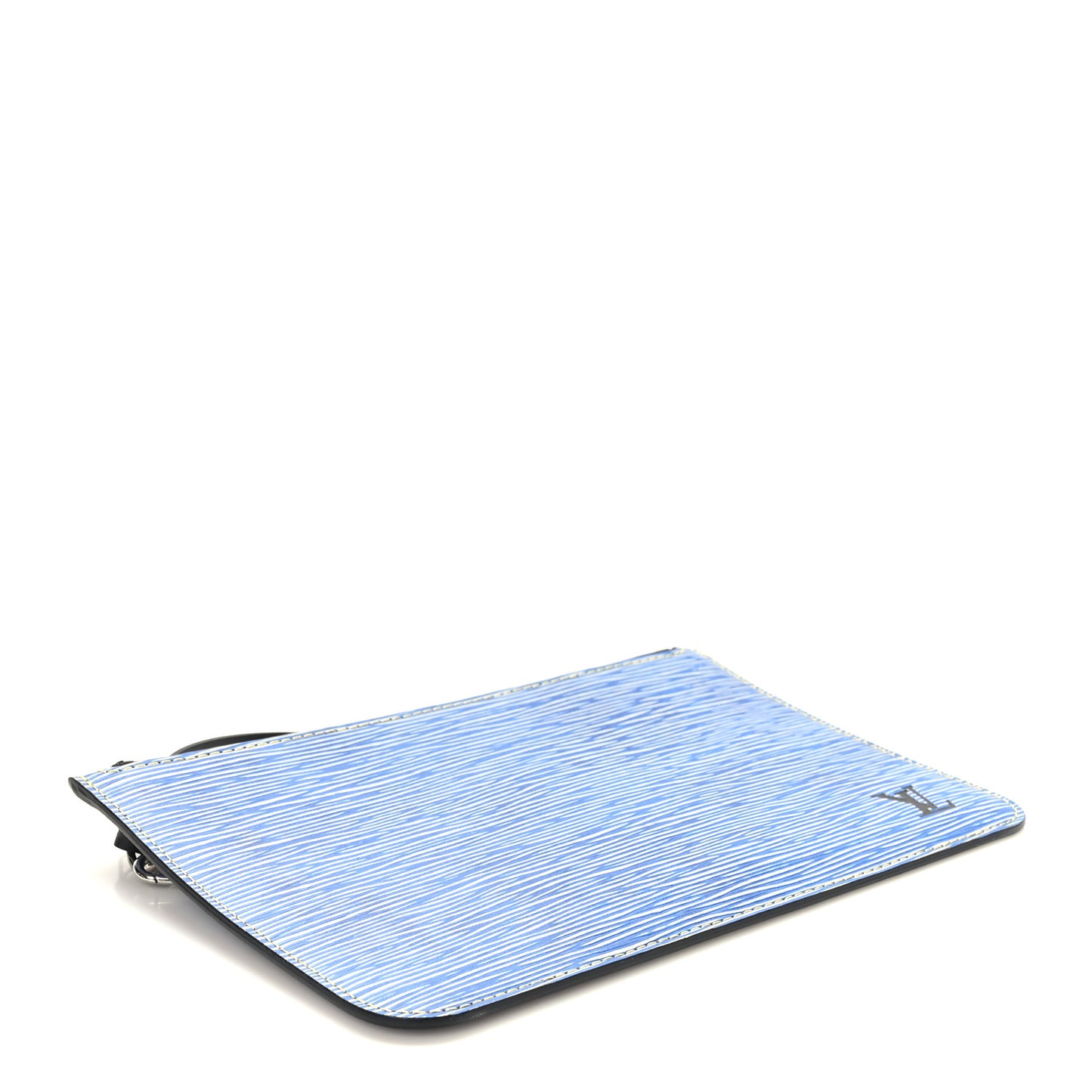 Epi Neverfull Pochette MM Denim Light
