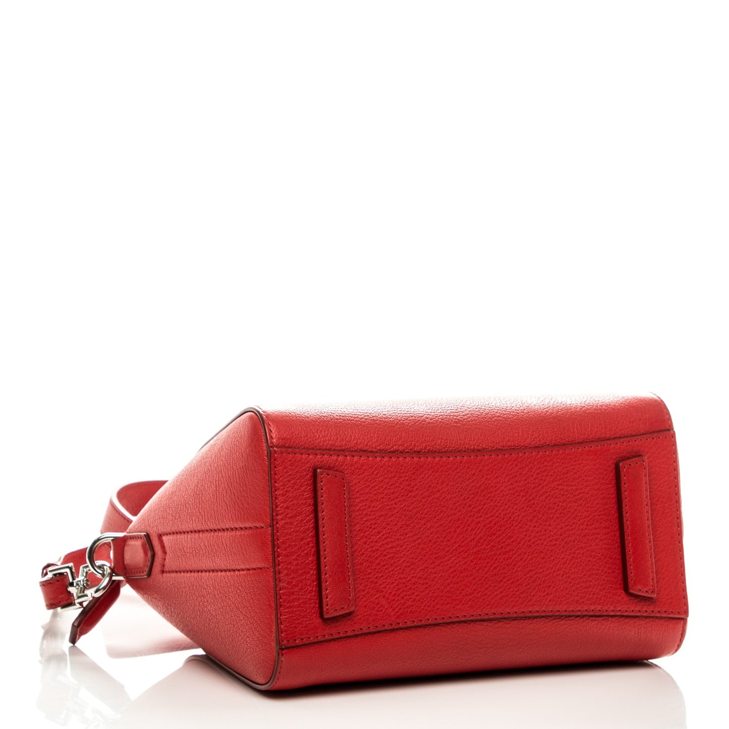 Sugar Goatskin Mini Antigona Medium Red