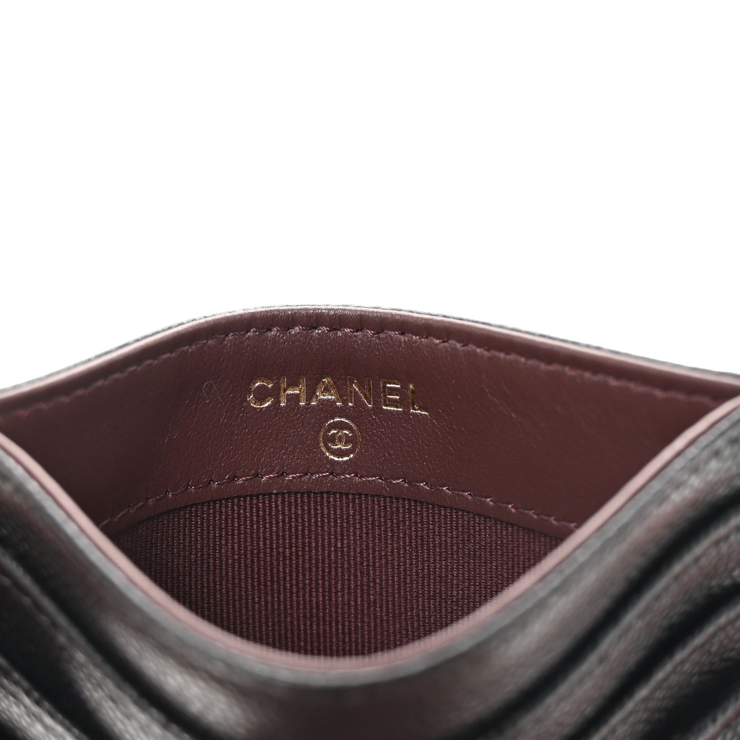 Caviar Quilted Multi Card Holder Black