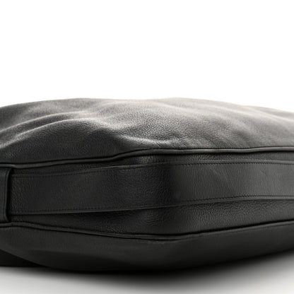 Celine Supple Calfskin Weekend Romy Shoulder Bag Black 9 of 16