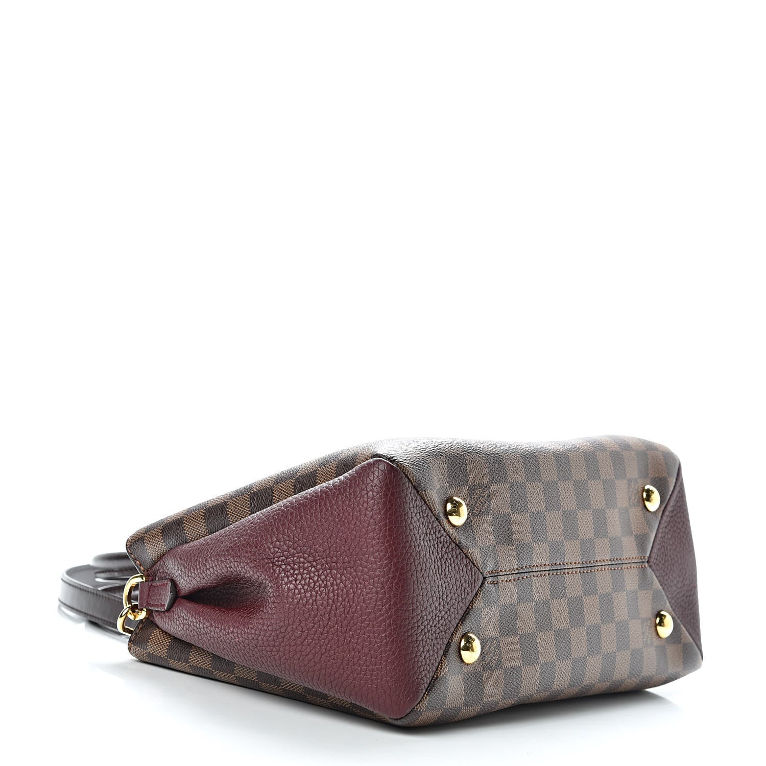 Louis Vuitton Damier Ebene Cuir Taurillon Brittany Bordeaux 4 of 9