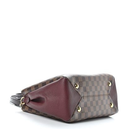 Louis Vuitton Damier Ebene Cuir Taurillon Brittany Bordeaux 4 of 9