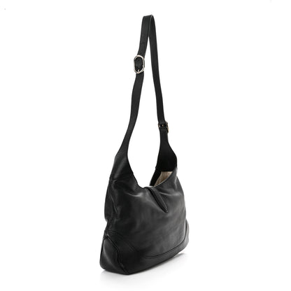 Gucci Calfskin Medium New Jackie Shoulder Bag Black 2 of 10