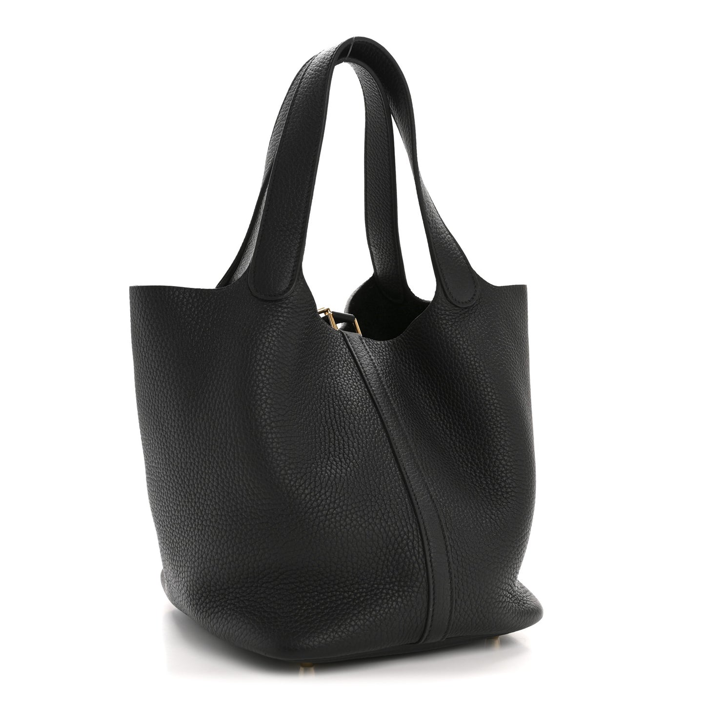 Taurillon Clemence Picotin Lock 22 MM Black