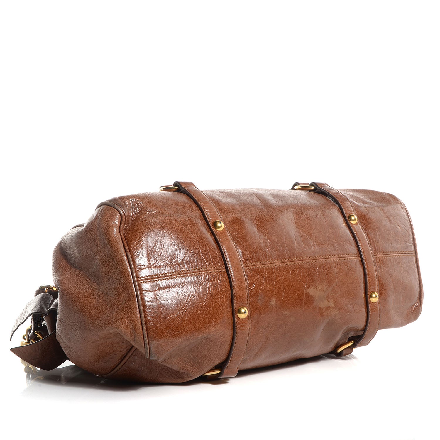 Miu Miu Vitello Lux Large Bow Bag Palissandro 4 of 9