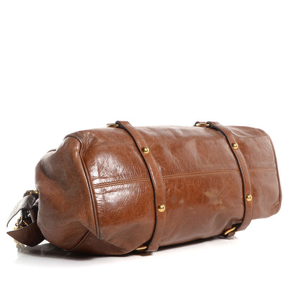 Miu Miu Vitello Lux Large Bow Bag Palissandro 4 of 9