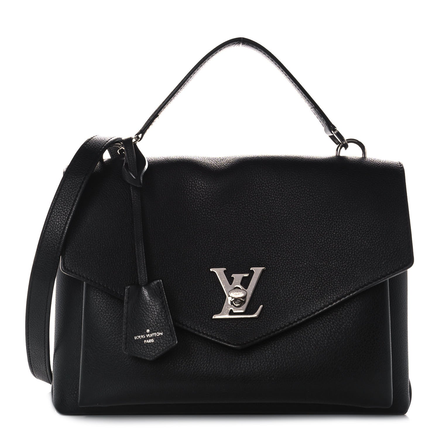 Louis Vuitton Soft Calfskin My Lockme Top Handle Black 1 of 12
