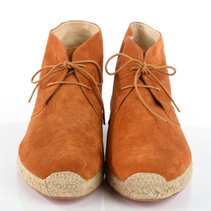 Christian Louboutin Mens Veau Suede Cadaques Flat Espadrille 44 Fauve 2 of 7