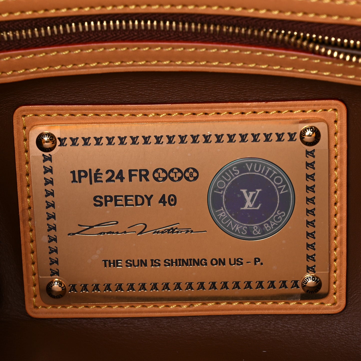 Calfskin Monogram Speedy P9 Bandouliere 40 Jaune Mat